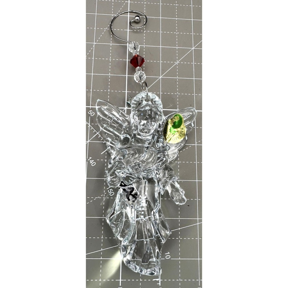 Vintage Waterford Crystal Angel Ornament with tags 2016 No Box